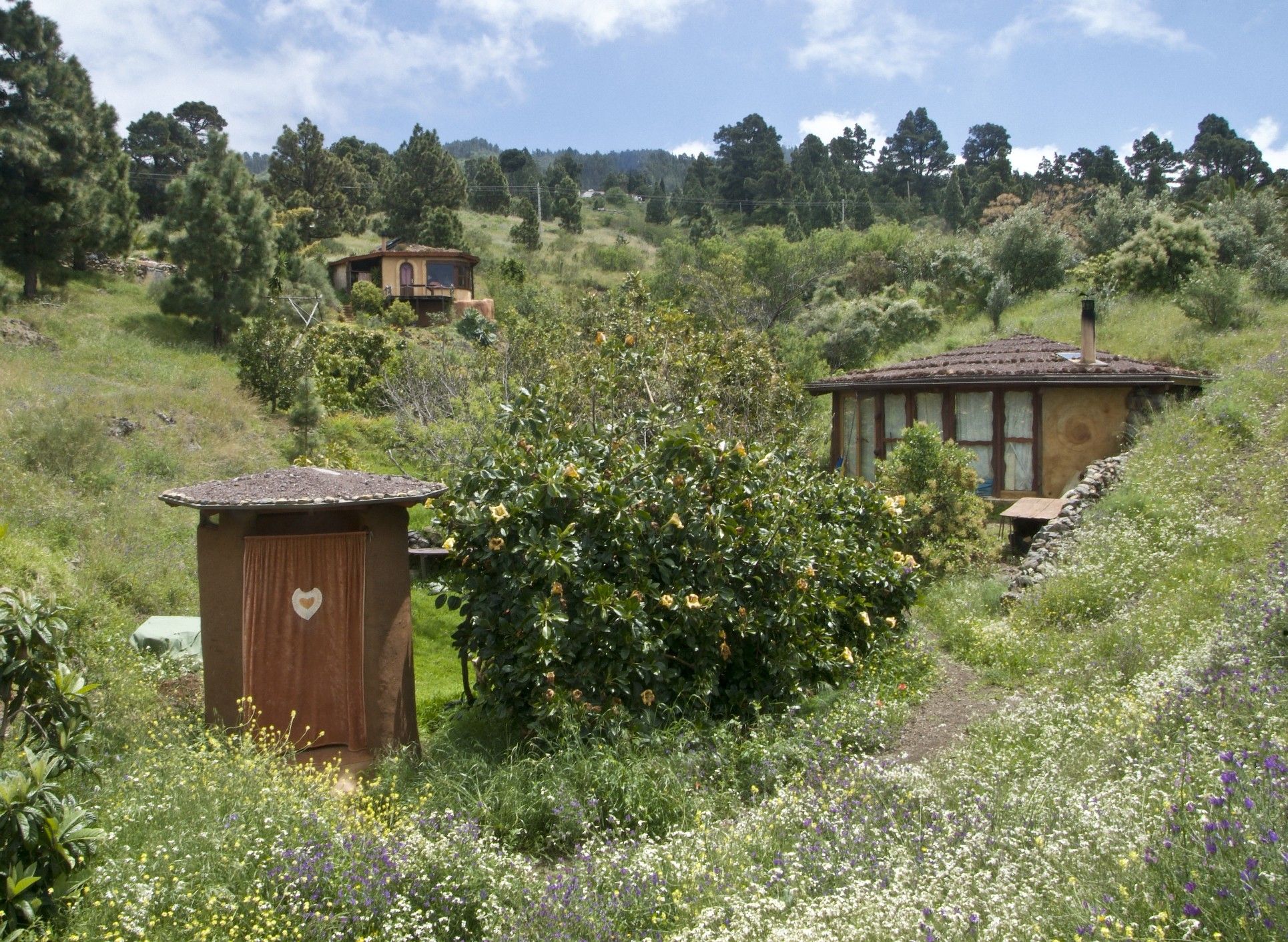 Blick auf die Finca, vom unteren Eingang